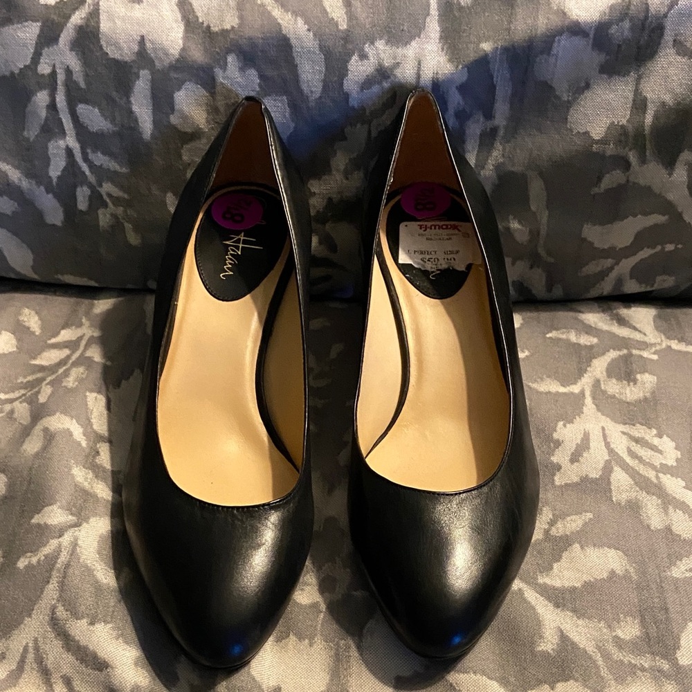 Cole Haan Black Leather Heels